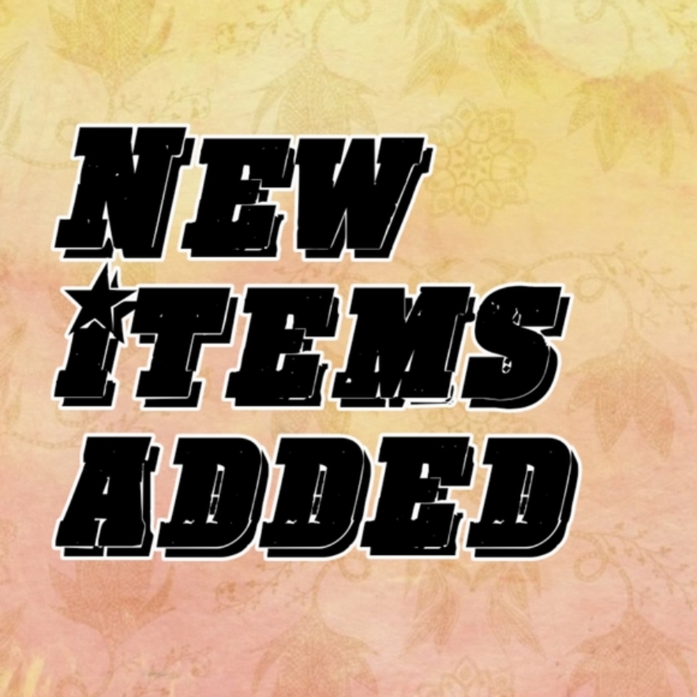 New items added